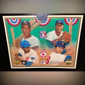 Negro League Tribute Red Sox Numbered Art Prints